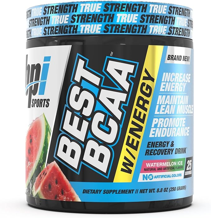 BPI Sports Best BCAA Powder - Muscle Recovery Support - Branched Chain Amino Acids | Building Blocks of Protein and Muscle - Post Workout Recovery - Hydration - Watermelon Ice