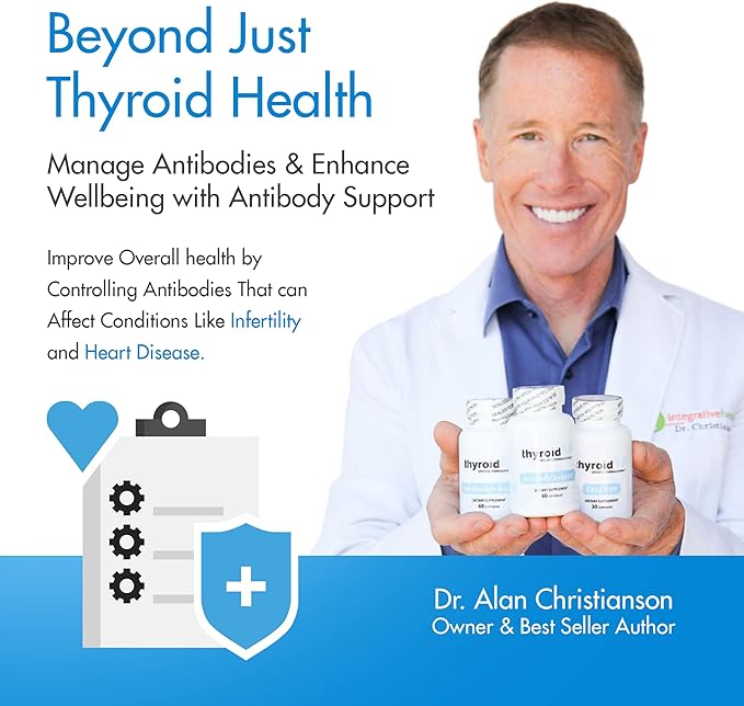 Antibody Support - Thyroid Antibody Support Combines Nigella Black Cumin Seed Selenium and Inositol to Help Lower Thyroid Antibodies and Thyroid Cells