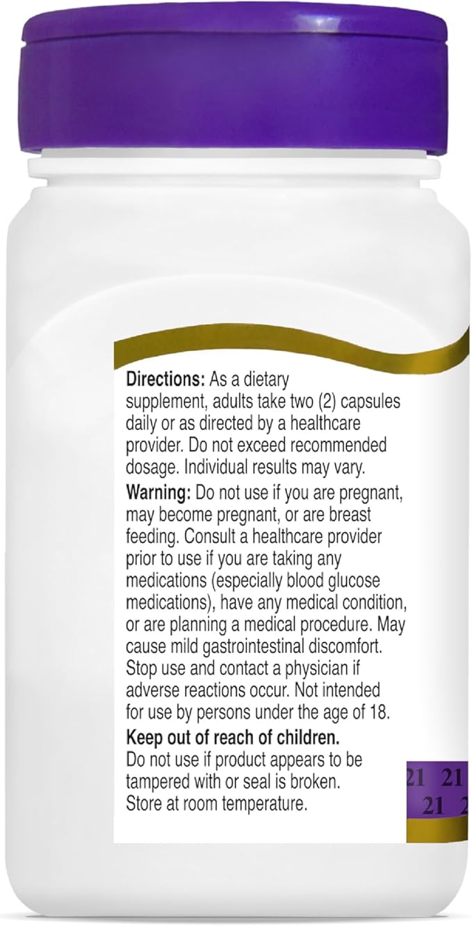 21st Century Berberine HCl 1000 mg Per Serving (60 Count) Helps Support Healthy Sugar Metabolism &amp Cardiovascular Health Vegan Non-GMO Gluten Free Berberine Supplement 30 Servings