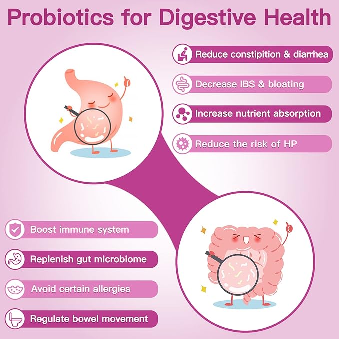 Probiotics for Women Digestive Health 50 Billion CFU 13 Strains Women's Probiotics Powder with Cranberry for Urinary &amp Vaginal Health Probiotics &amp Prebiotics for Gut and Immune Health 30