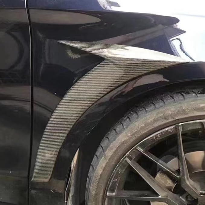 Compatible with Mercedes-Benz CLA W117 CLA45 CLA180 2013-2019 Dry Carbon Fiber Both Side Leaf Plate Wind Trim Cover Car Accessories