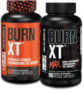 Jacked Factory Burn-XT Clinically Studied Fat Burner &amp Weight Loss Supplement (60 Capsules) &amp Burn XT Max High Performance Fat Burner (90 Capsules)