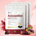 10 in 1 Astaxanthin Supplements 24mg 12 Month Supply Astaxantina Antioxidant from Haematococcus Pluvialis Contains Lycopene Grape Seed Vitamin E &amp More Supports Eye Joints Skin Health 3 B