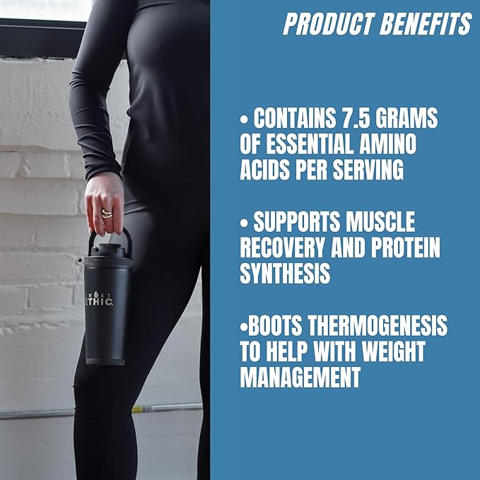Sweat Ethic Amino Trim Pre Workout Powder with Amino Acids for Men &amp Women 7.5 G EAAS with Electrolytes for Hydration &amp Energy Stimulant Free Sugar Free Blueberry Lemonade Flavor 30 Serv