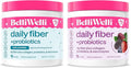 Belli Welli Daily Fiber Supplement for Women &amp Men Bundle – Premium Fiber Powder from Organic Acacia with Added Collagen Electrolytes &amp Probiotics – No Bloat Constipation &amp Gut Health Su