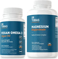 Dr. Tobias Vegan Omega 3 Algae Oil and Magnesium Bisglycinate Essential Wellness Support for Heart Brain Muscle and Bone Health Non-GMO Vegan