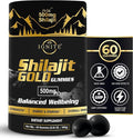 Pure Himalayan Shilajit Gummies – 75%+ Fulvic Acid High Potency Gold Grade – Blend for Energy Vitality &amp Immune Support Travel - Friendly Tamarind Flavor – 60 Gummies
