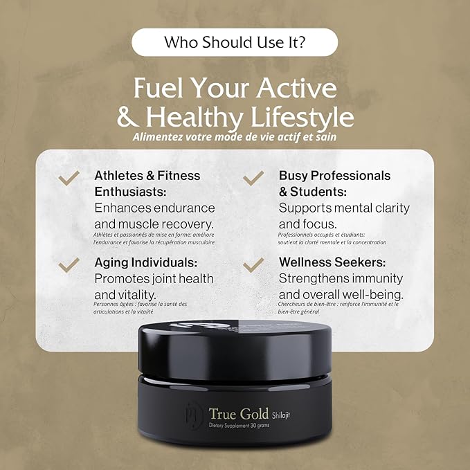 Purblack Pure Himalayan Shilajit Resin - Himalayan and Other Mountain Ranges Gold Infused Shilajit for Men &amp Women with Over 85+ Trace Minerals for Energy &amp Immunity | 60 Servings | USA Made