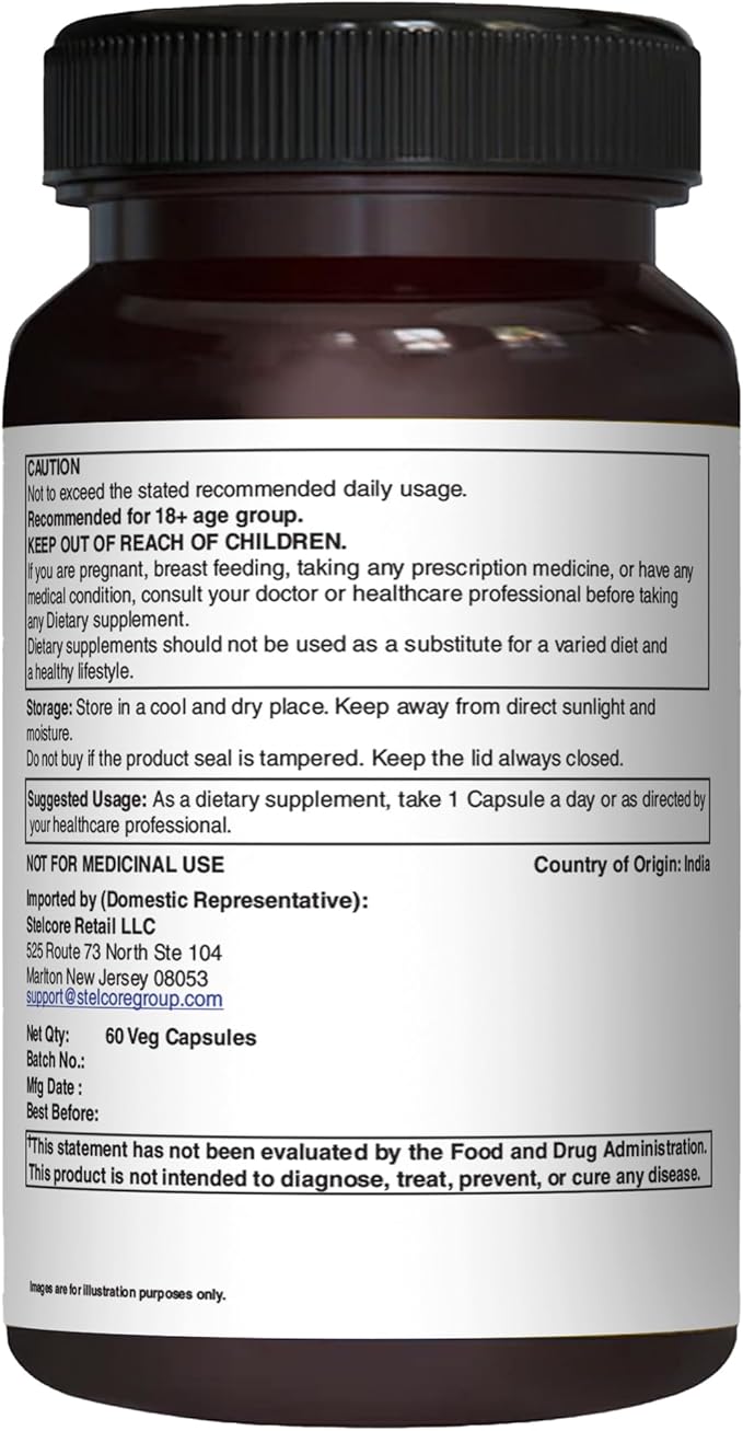 Pure Nutrition Papaya Complete - 60 Veg Capsules (Supports Platelet Immunity &amp Digestion) Each Capsule Contains 500mg Carica Papaya Fruit and Leaf Extract. Non-GMO | Gluten-Free