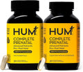 HUM Complete Prenatal Multivitamin for Women with Folate DHA and Choline 23 Nutrients for Daily Support Gluten Free Non GMO Supplement for Pre During and Post Pregnancy 30 Vegan Capsules