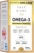 Enzymedica Aqua Biome Maximum Strength Omega 3 Fish Oil 60 Softgels