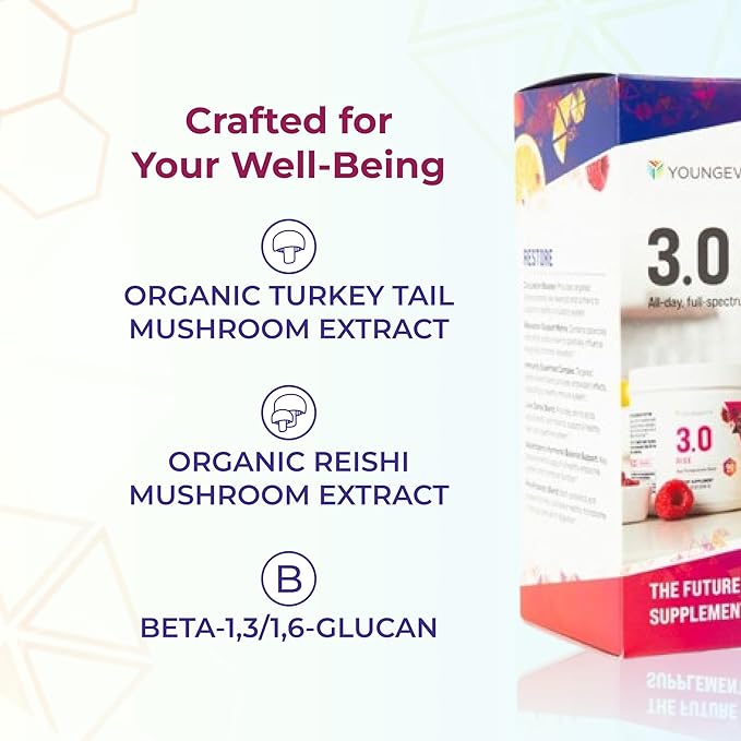 Youngevity Beyond Tangy Tangerine 3.0 Rise &amp Restore | Dual-System Supplement for Day &amp Night | Natural Energy Cognitive Immune &amp Digestive Support | Acai Pomegranate &amp Raspberry Lemo