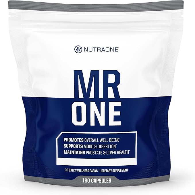NutraOne MrOne Daily Vitamin Packs for Men Men’s Daily Vitamins and Supplements Regimen (30 Day Supply)
