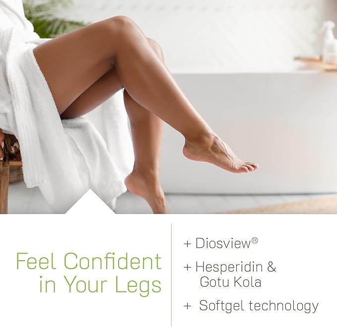 Irwin Naturals Love My Legs - 60 Liquid Softgels - Supports Health of Leg Veins Capillaries &amp Circulation
