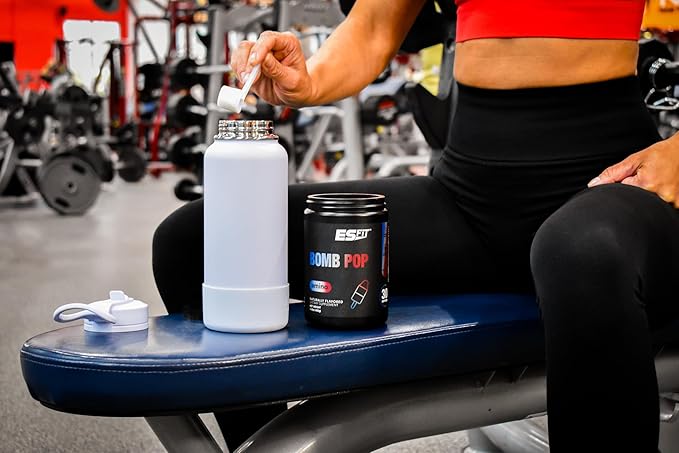 Amino Powder - Pre and Post Workout with Electrolytes - BCAA 2:1:1 Ratio Amino Acids Superior Taste Tested and Certified Bomb Pop 30 Servings