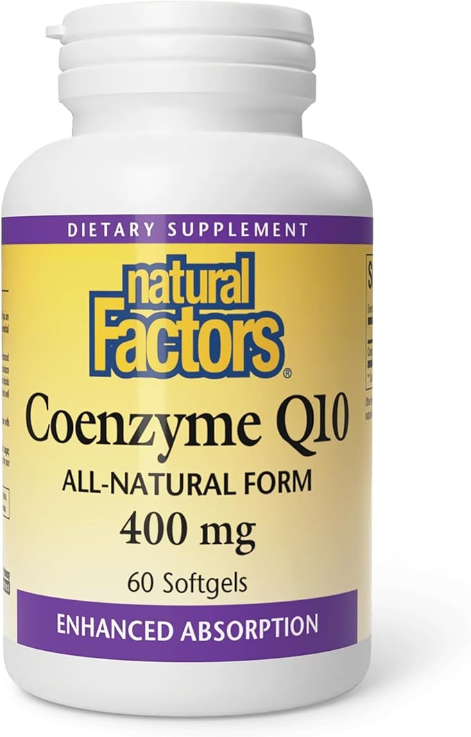Natural Factors Coenzyme Q10 400mg Softgels 60-Count
