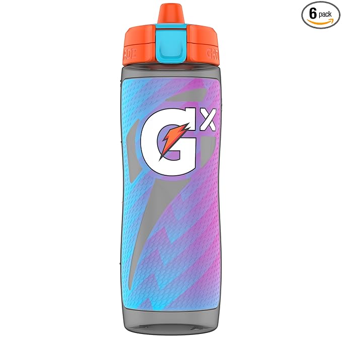Gatorade Gx BottleMomentum Neon Blue(Pack of 6)