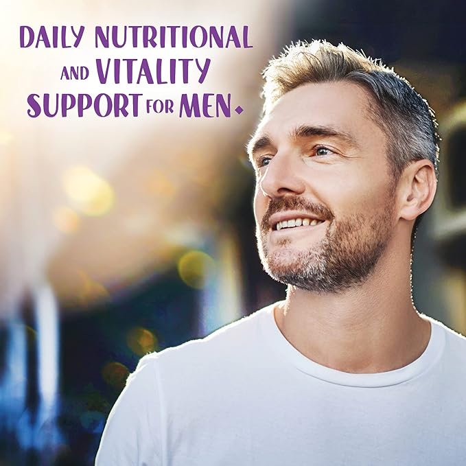 Bluebonnet Nutrition Mens' ONE 40+ Whole Food-Based Multiple Men Multivitamin for Men 40+ Soy-Free Non-GMO Gluten Free Kosher 60 Vegetable Capsules 60 Servings