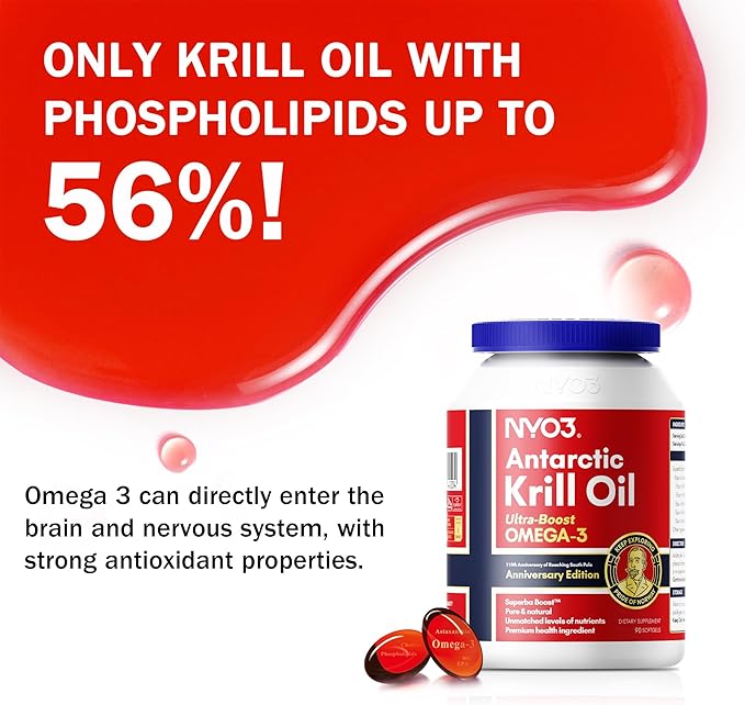 Krill Oil Omega 3 Supplement 1000mg and Milk Thistle Liver Detox Supplement 400mg 2 Pack