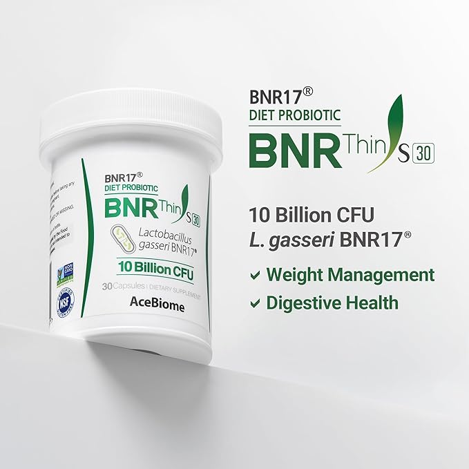 BNRThin S30 Lactobacillus Gasseri BNR17 10 Billion CFU Guaranteed 30Capsules