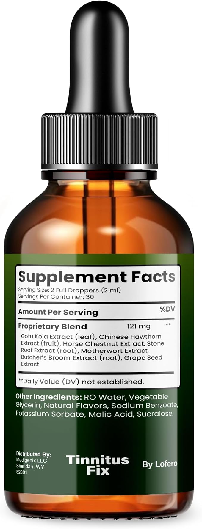 (3 Pack) Tinnitus Fix Drops TinnitusFix Liquid Supplement Premium Ear Support Formula Natural Comfort Relief Vitamins Ringing Ears Health Beauty Wellness Inner Balance Hearing Care Clarity (6 oz)