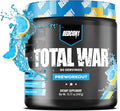 REDCON1 Total War Pre Workout - Beta Alanine + Citrulline Malate Keto Friendly Preworkout for Men &amp Women with 320mg of Caffeine - Fast Acting -Blue Lemonade (30 Servings)