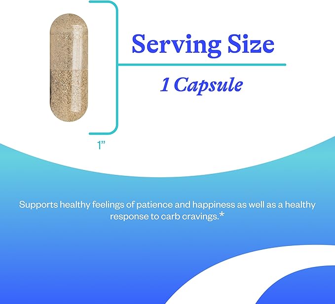 Seeking Health Serotonin Nutrients Supports Healthy Sleep 5-HTP Supplement with Vitamin B6 and Saffron Extract Vegan and Vegetarian (60 Capsules)