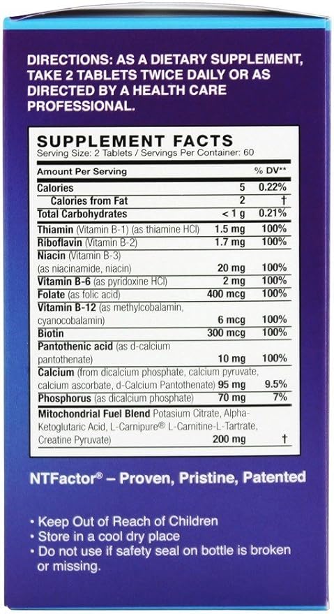 Nutritional Therapeutics Healthy Aging with NT Factor 120 Tablets