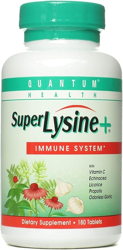Quantum Amino Acid Super Lysine Plus Tablet - 180 Tablets per Pack - 3 per case.
