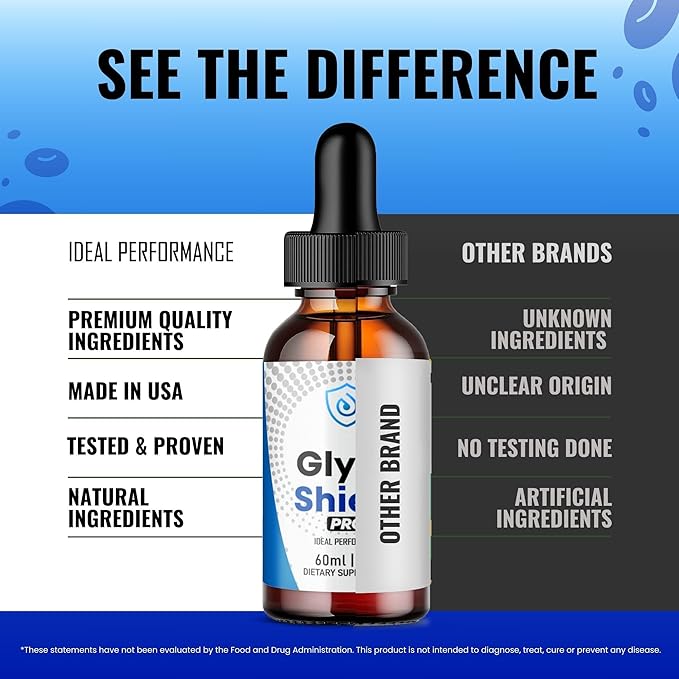 Glyco Shield Drops Official GlycoShield Blood Formula Support Supplement - Maximum Strength All Natural Formula to Maintain Overall Well Being &amp Healthy Energy Premium GlycoShield Reviews (2 Pa