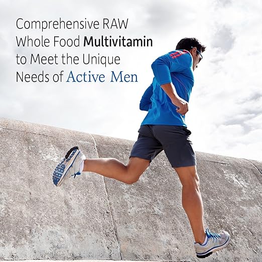 Garden of Life Vitamin Code Whole Food Multivitamin for Men - 120 Capsules Vitamins for Men Fruit &amp Veggie Blend and Probiotics for Energy Heart Prostate Health Vegetarian Mens Multivitamins
