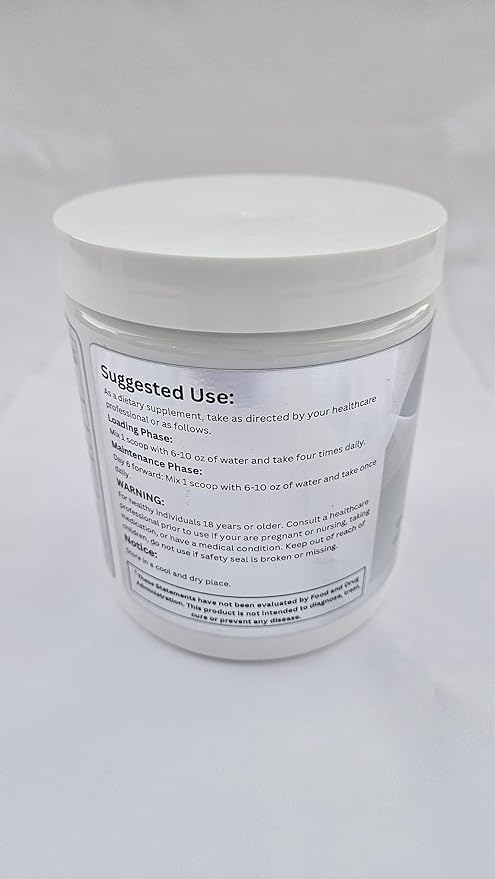 Creatine Monohydrate Plus L-Glutamine Powder Supplement