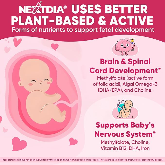 Prenatal Vitamins for Women Gummies Methylfolate 1mg Vegan Omega 3 DHA 800mg Iron Choline Iodine Vitamin D3 B6 B12 - Multivitamin for Women Before During &amp After Pregnancy Sugar Free 60 C