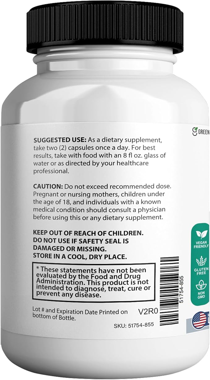 Nerve Clear Max Extra Strength Essential Vitamins &amp Minerals Nerve Health Support 60 Capsules 30-Day Supply (2)