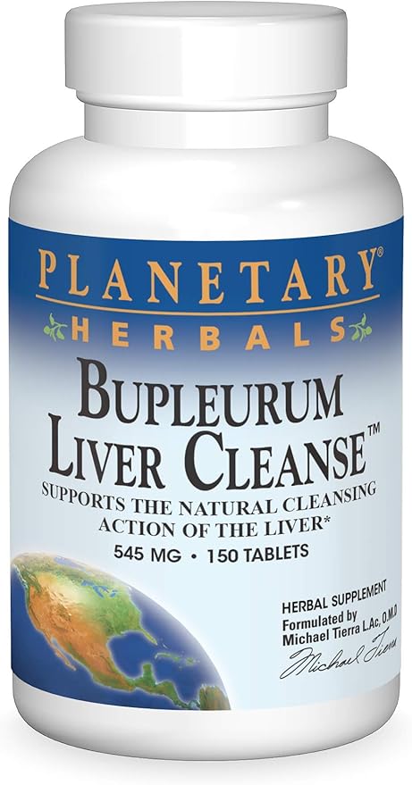 Planetary Herbals Bupleurum Liver Cleanse Supports the Natural Cleansing Action of the Liver* 545 mg - 150 Tablets