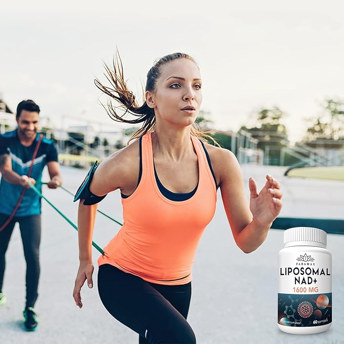 1600 mg Liposomal NAD Supplement 98% Pure NAD+ Supplement Superior Absorption Alternative to Nicotinamide Riboside or NADH to Boost NAD+ for Aging Defense Energy Longevity 60 Softgels