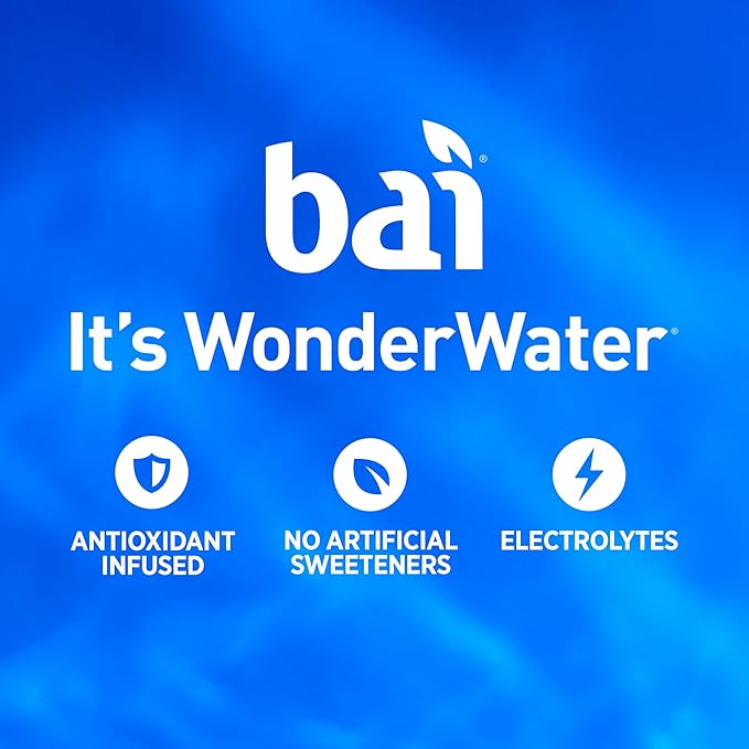 Bai Antioxidant Infused Water Beverage Costa Rica Clementine with Vitamin C and No Artificial Sweeteners 18 Fluid Ounce Bottle 12 Pack