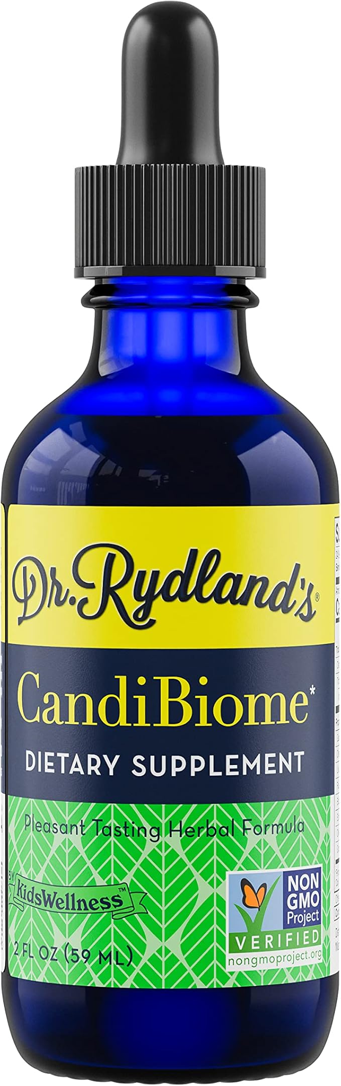Dr. Rydland's Herbal Supplement | Created by KidsWellness |CandiBiome | Restores Intestinal Balance Related to Digestive Skin Immune Disorders | 2 Ounce Bottle