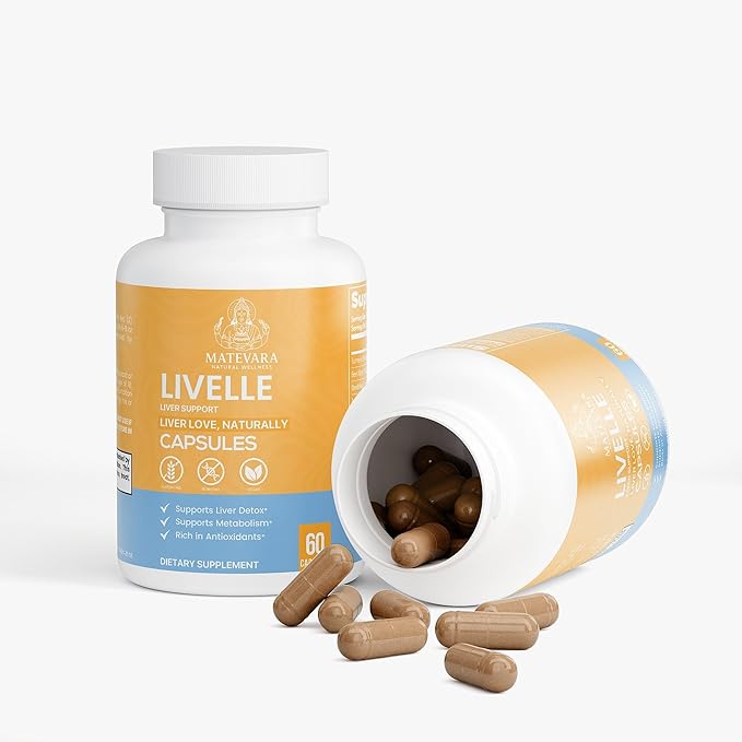 Livelle Milk Thistle Liver Support Supplement | 60 Capsules
