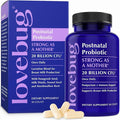 Lovebug Postnatal Probiotics - 20 Billion CFUs Multi Strain for Breastfeeding -with Fenugreek Milk Thistle &amp FennelSupports Breast Milk &amp Gut Health Postpartum Essentials 30 Capsules
