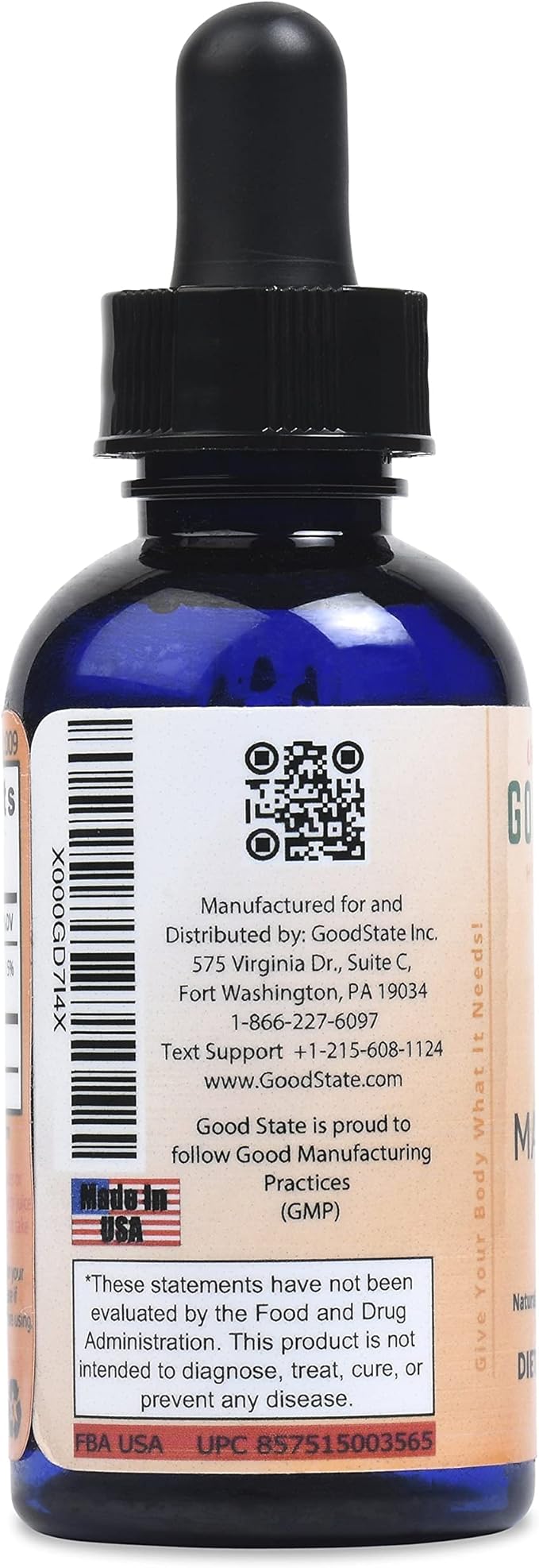 Good State Liquid Ionic Magnesium Ultra Concentrate (10 drops per 50 mg - 100 servings per bottle)
