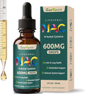 Liposomal Liquid NAC Supplement N-Acetyl Cysteine Drops N Acetyl Cysteine 600 mg with Quercetin &amp Zinc for Adults &amp Kids Liver &amp Lung Support Antioxidant Immune &amp Skin Health 2 Fl