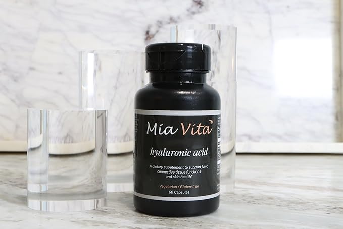 Mia Vita Hyaluronic Acid – Oral Dietary Supplements for Women– Support Hair | Skin | Nails | Joints – 30 Day Supply