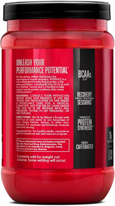 BSN Amino X Muscle Recovery &amp Endurance Powder with BCAAs 10 Grams of Amino Acids Keto Friendly Caffeine-Free Support Endurance Zero Sugar Grape 30 servings 15.34 Ounce (Packaging May Vary