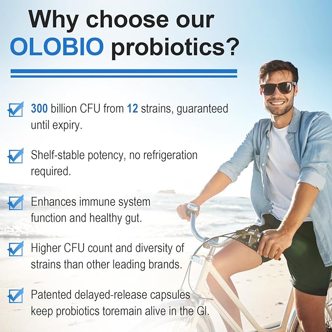 300 Billion CFU Probiotic 12 Strains with 3 Organic Prebiotics Probiotics for Women and Men Daily Supplement for Digestive Immune Gut &amp Bloating Health Shelf Stable Vegan 60 Counts