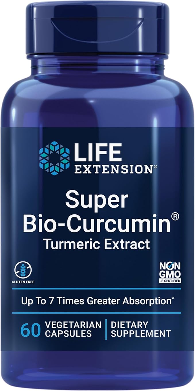 Life Extension Super Omega-3 Fish Oil Sesame &amp Olive Extract with Super Bio-Curcumin Turmeric Extract Capsules - 240 &amp 60 Count