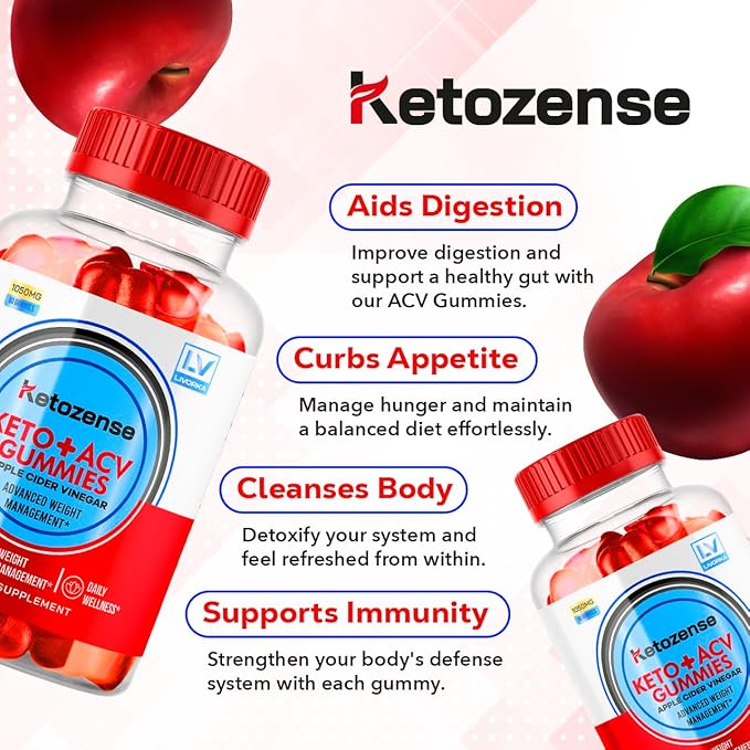 LIVORKA (5 Pack) Ketozense - KetozeneACV Gummies Ketozense Gummies KetozenseGummies Ketozense ACV Ketozense ACV 300 Gummies for 5 Months