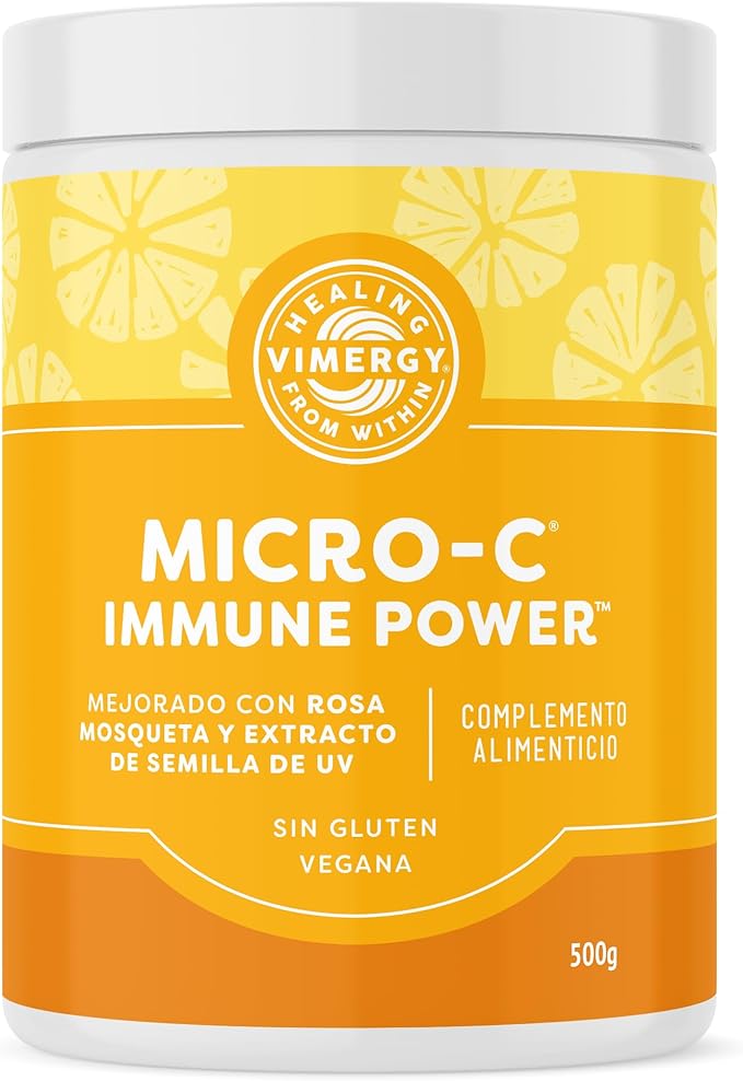 Vimergy Micro-C Immune Power TM * - 500g – 139 Servings – 2000mg/serving – Gentle Form – Antioxidant Phytonutrients – Immune &amp Nerve Support – Benefits Bone &amp Cartilage – Gluten-Free – Kosher