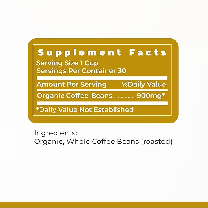 Premier Research Labs Organic Whole Roasted Coffee Beans - Medium Roast From Guji Region of Ethiopia Crafted for Optimal Health Benefits Sweet &amp Fruity Well-Balanced Gluten Free - 1 Pound