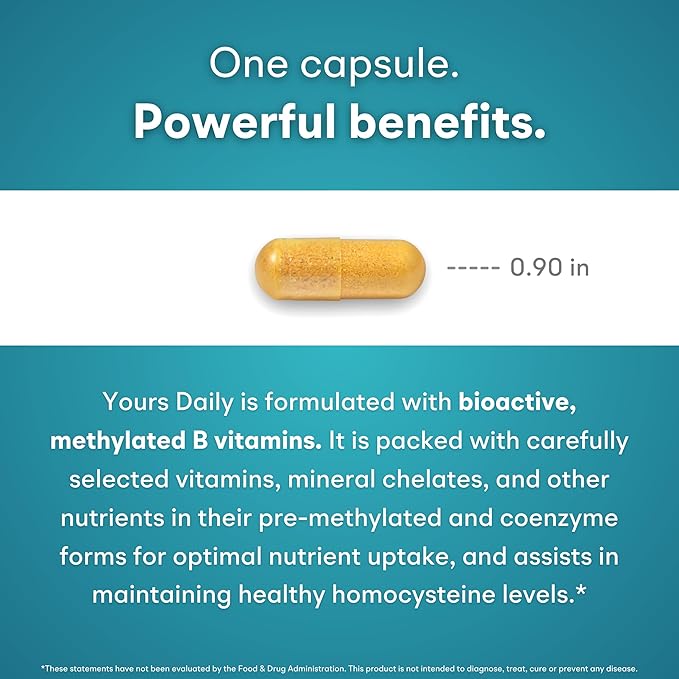 Methylated Multivitamin for Men and Women Methyl Multi Without Iron - 60 Capsules MTHFR Supplement with Methyl B12 Methylfolate (5-MTHF) CoQ10 for Energy Heart and Mood Support